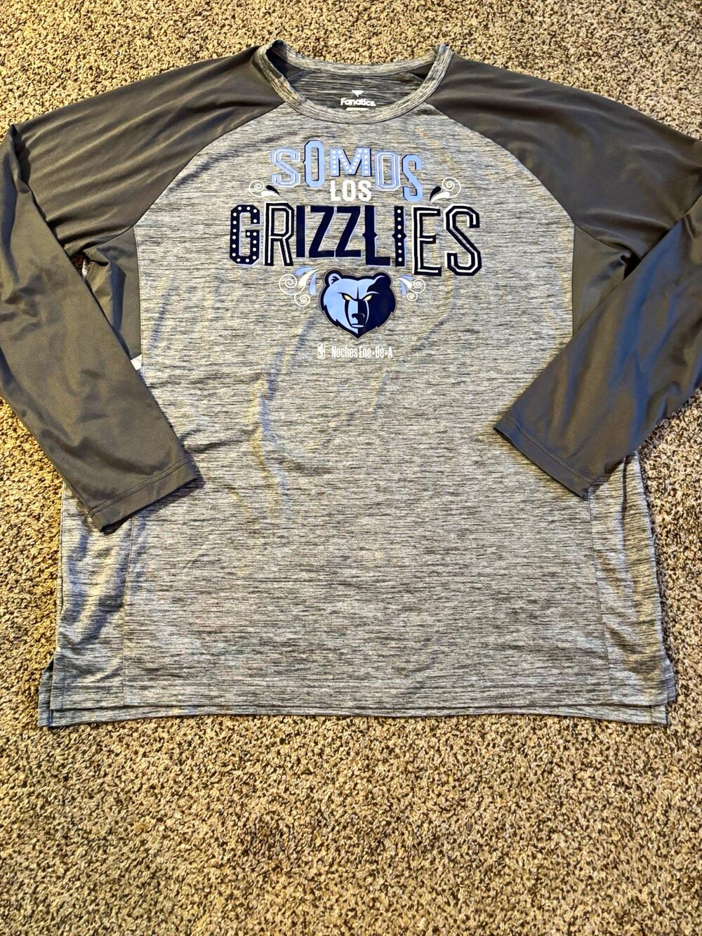 Fanatics Memphis Grizzlies NBA Noches Ene-Be-A Somos Los Grizzlies Shirt 2XL